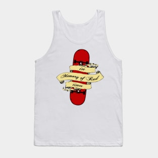 Skateboarder Tank Top